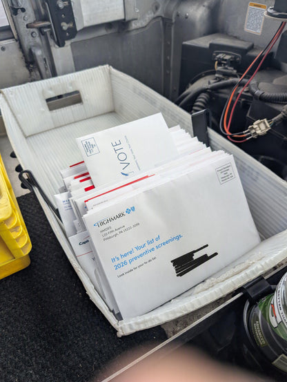 USPS DPS Mail Tray Mail Holder