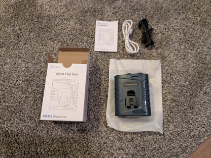 Waist Fan Rechargeable USB